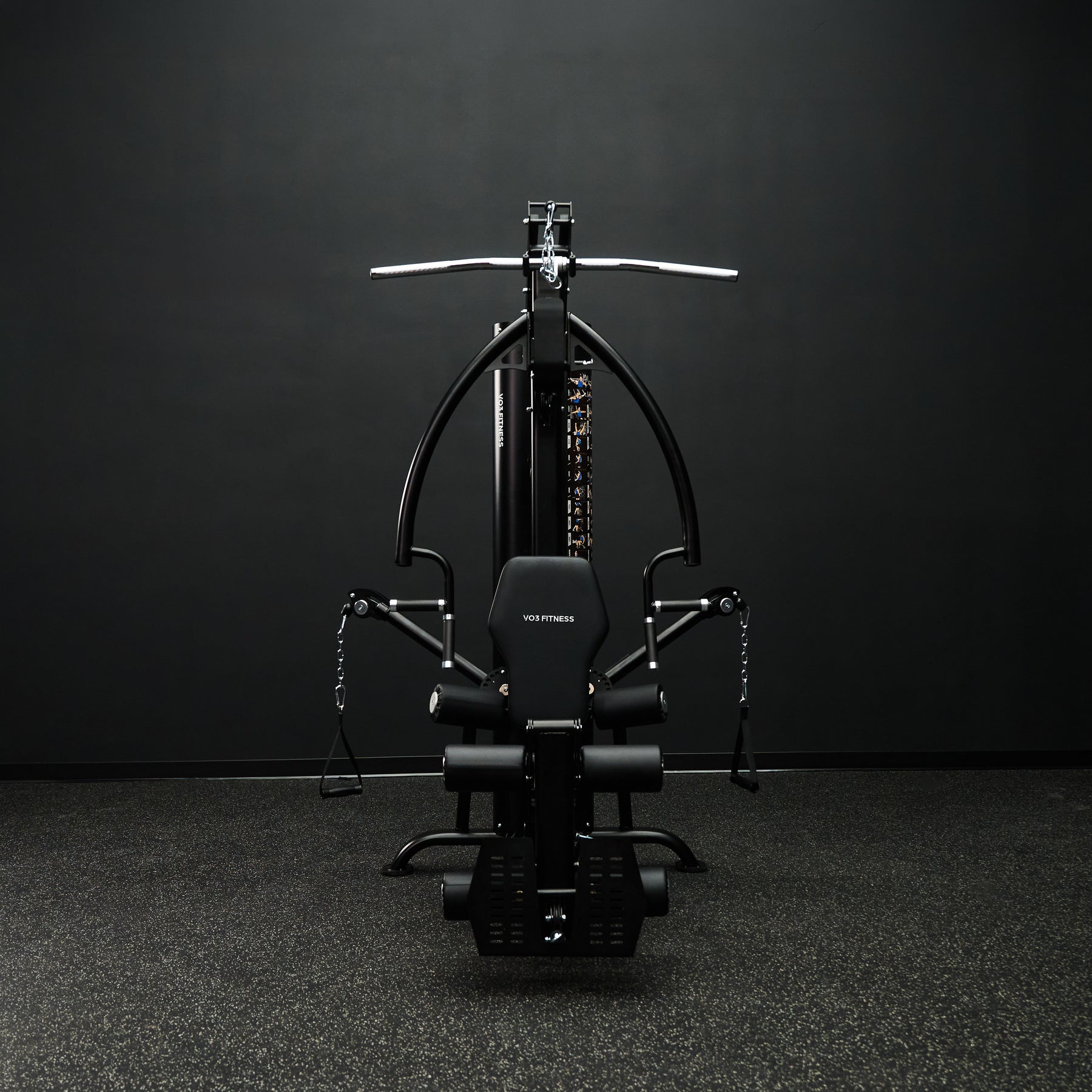 Premium VO3 fitness equipment in a residential home gym