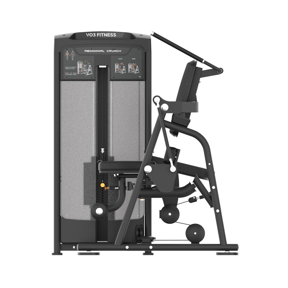 Core Crunch Machine Victory V1 Seated Abdominal Crunch | Commercial Core Machine – VO3fitness