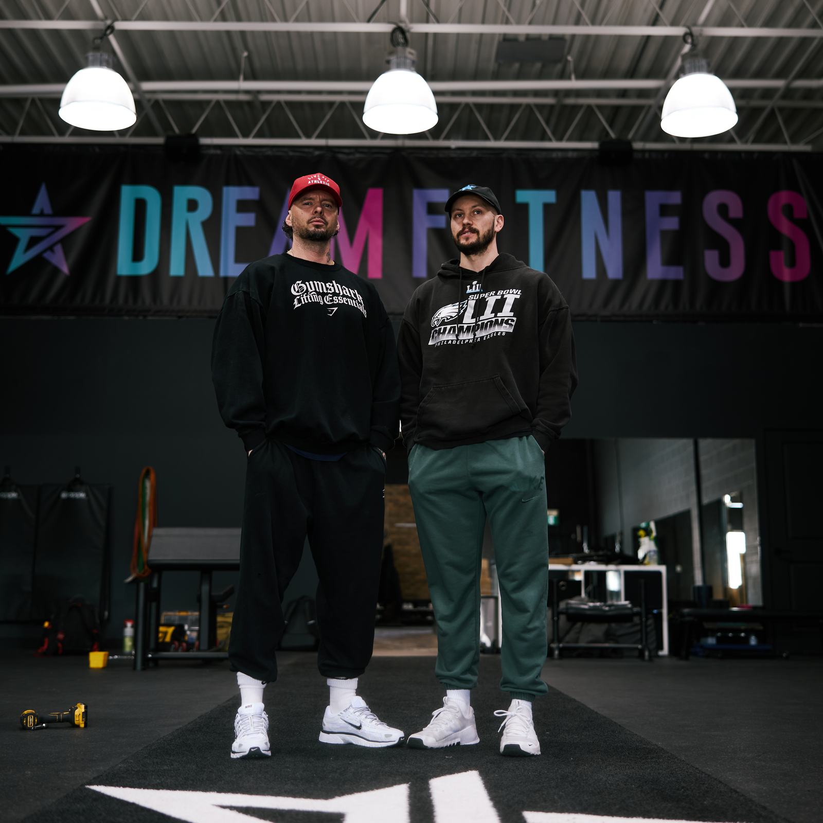Dream Fitness owners on the new floor
